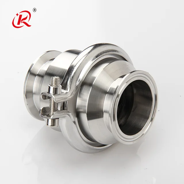 KQ Sanitary Stainless Steel ss 304 316 Tri clamp triclamp tri-clamp 2 inch 6' ferrule non return check valve
