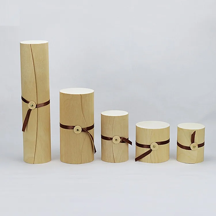 Packing Gift Box Balsa Bark Wooden Wholesale Natural Collectible Box