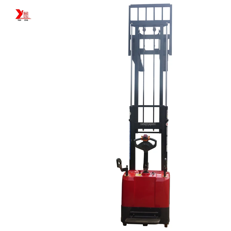 1 ton Electric Stacker Forklift from china jiangsu factory