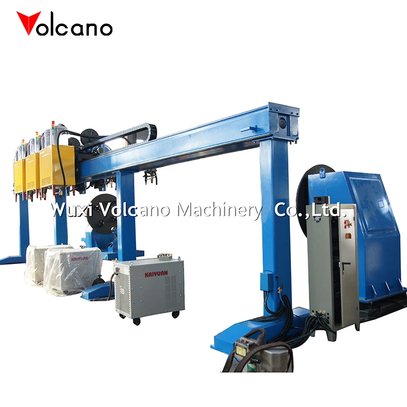 Circular seam welding TIG machine for storage gas water heater