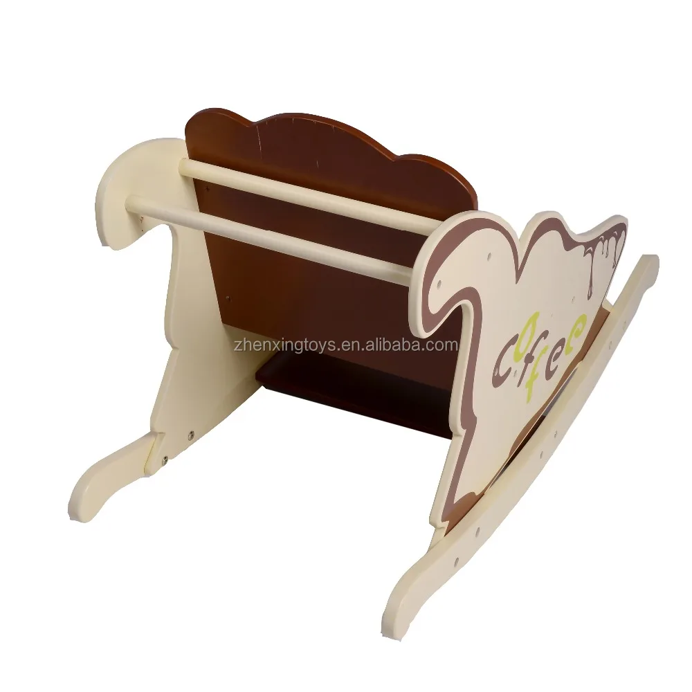 
Hot Sell Cartoon zebra rocking horse wooden decorative 