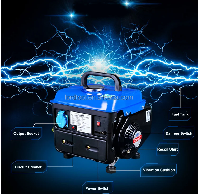 650w 700w power electric energy gaosline max 900watt 2 stroke generator
