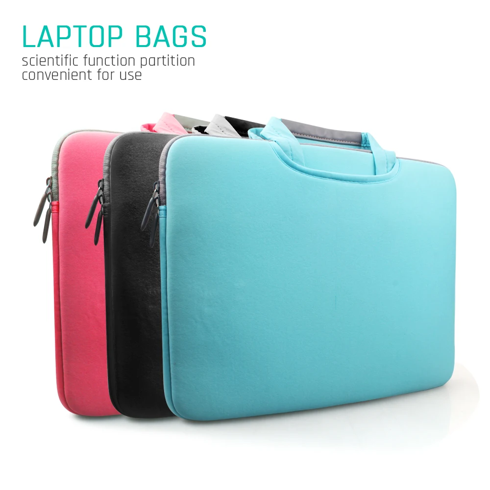 Wholesale Private Label 13 14 15 inches Neoprene Laptop Bag Case Durable Neoprene Laptop Sleeves