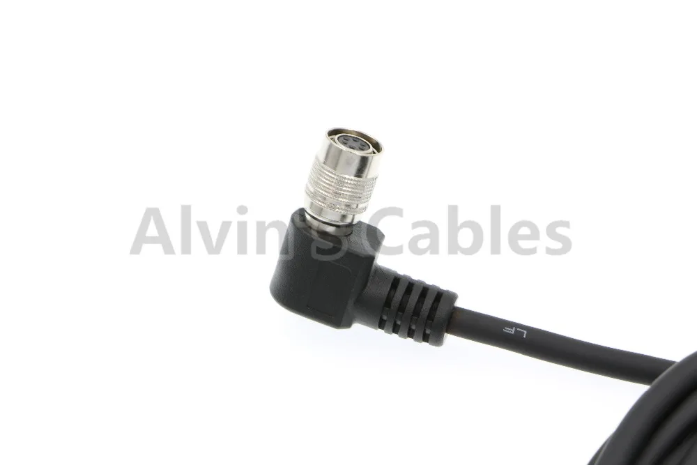 Basler Hirose 6 pin Right Angle HRS HR10A-7P-6S Open Twisted Power I/O Cable