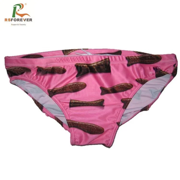 High Quality Sublimation Mens Swim Brief With Private Label Mens Sexy Swimwear
