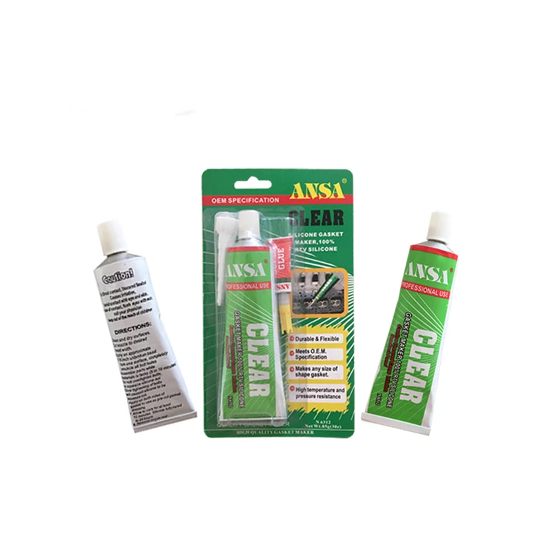 Linqu cheap 50g RTV grey color  rubber rtv silicone sealant gasket maker