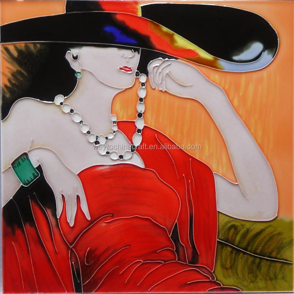 Hand Painted Ceramic Tile Picture