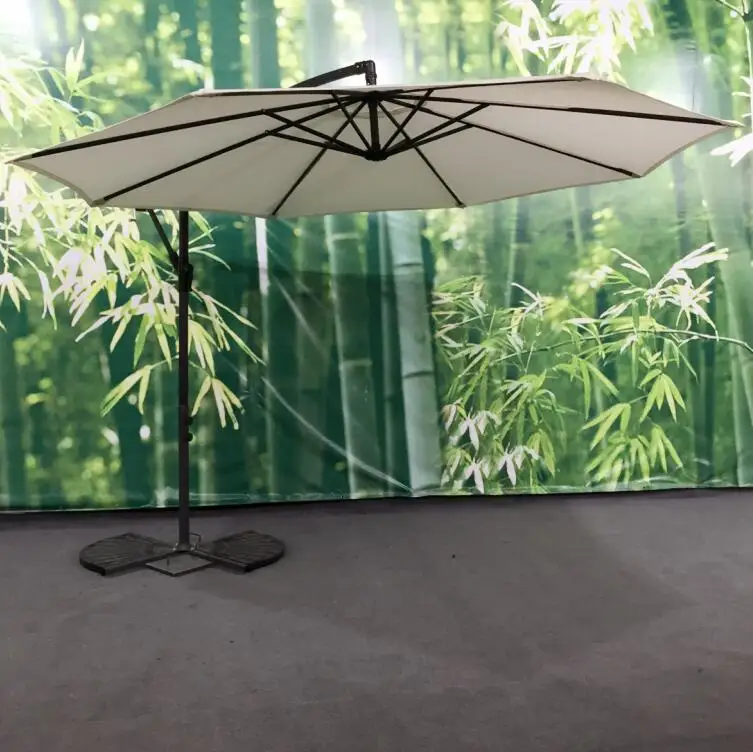 KD Steel Pole Material 10 feet garden Hanging umbrella outdoor umbrella