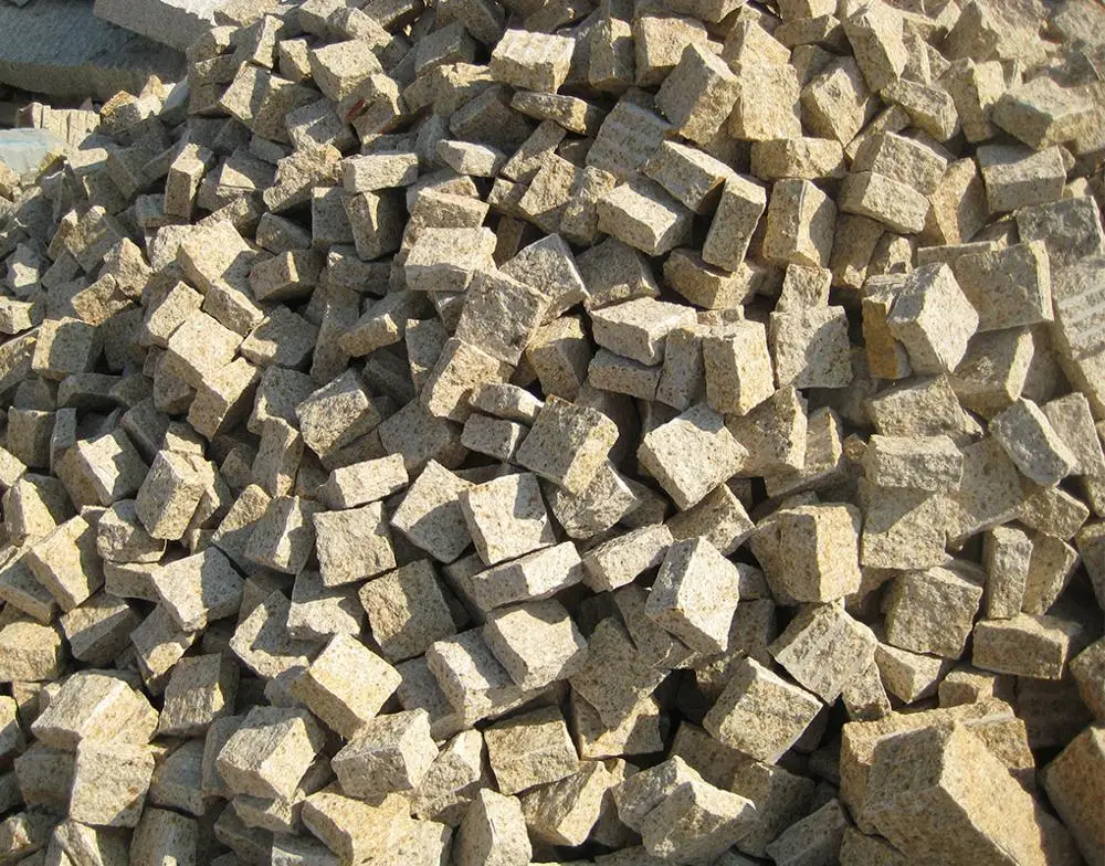 Yellow Granite Curbstone G682 Landscaping Cheap Paving Stone