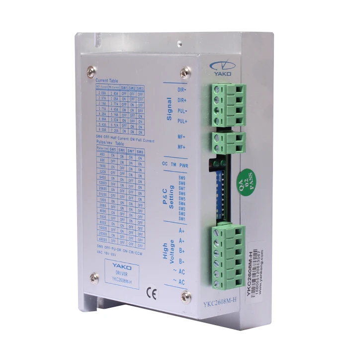 ORIGINAL YAKO Brand Stepper Motor Driver YKC2608M-H CNC Router Motor Driver