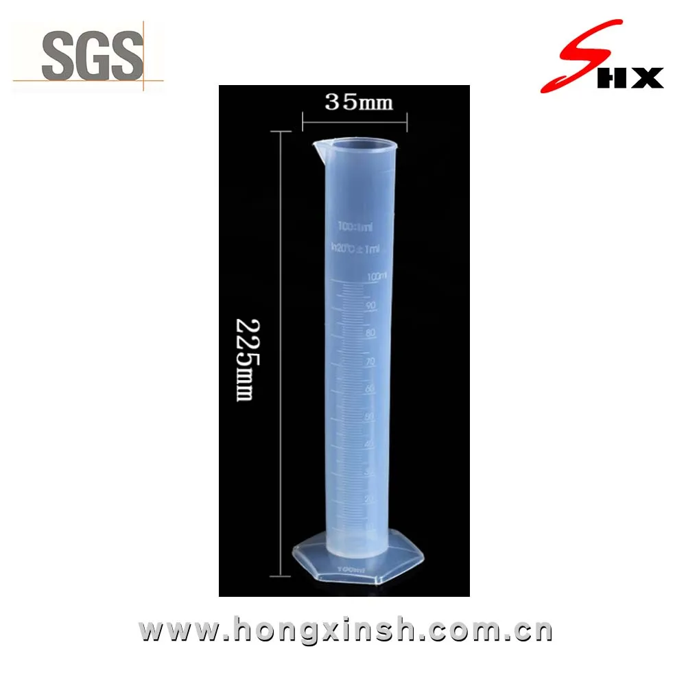 
100ml plastic measuring cylinder with scale,hydrometer jar 