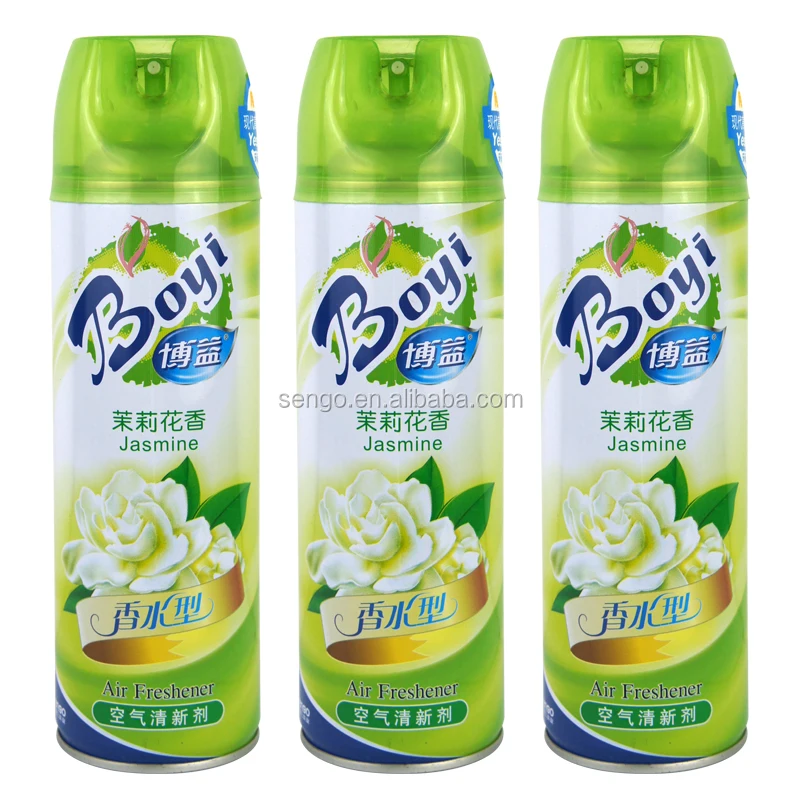
hotel room aerosol air freshener with flower smell 