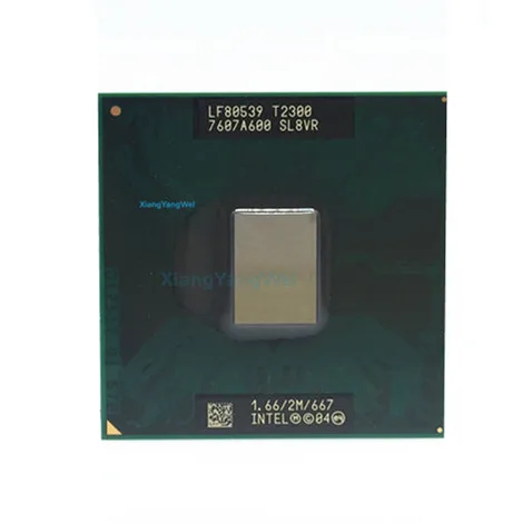 for intel CPU laptop Core 2 Duo T2300 CPU 2M Cache/1.66GHz/667/Dual-Core Socket 479Laptop processor for GM45 PM45 Rated 5.0 /5 b
