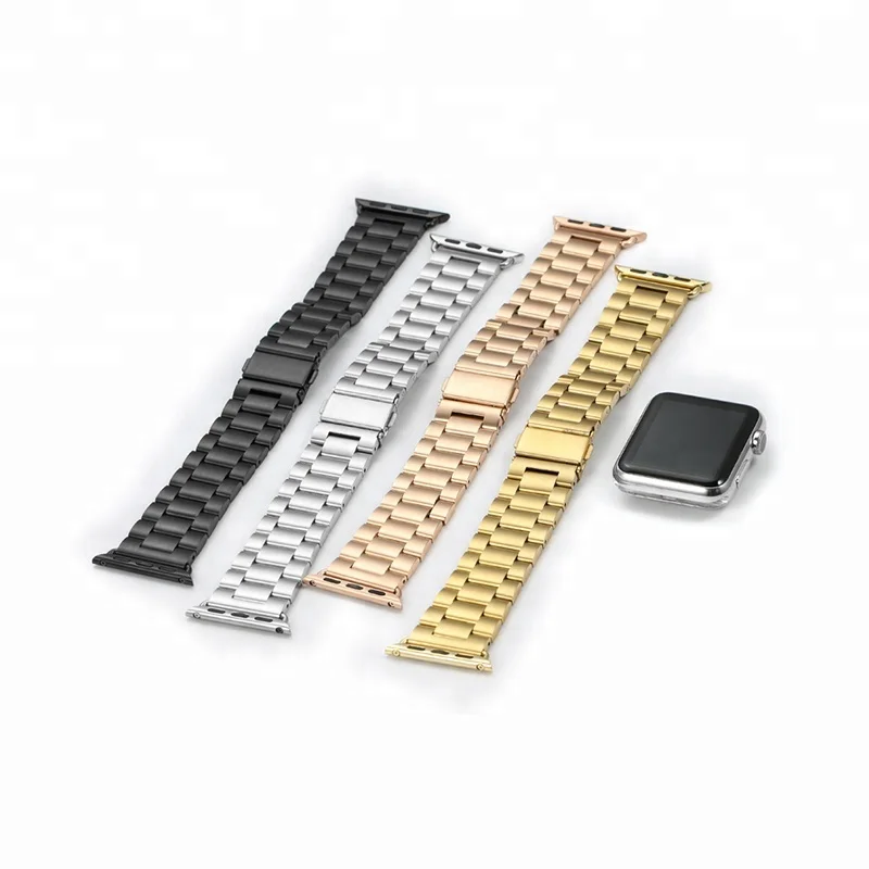 Quality 316L Stainless Steel Metal Bracelet Watch Strap Link For Apple Watch Band