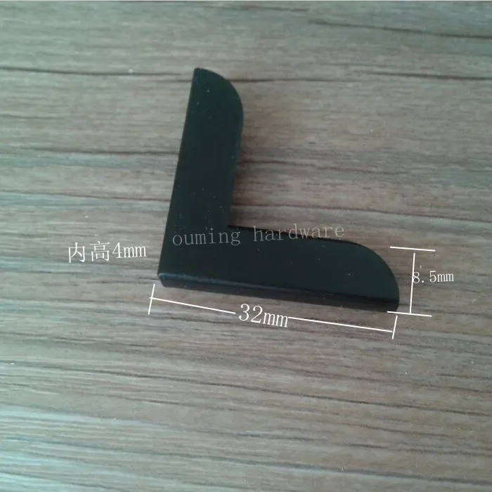 hot selling metal black corner protector for album