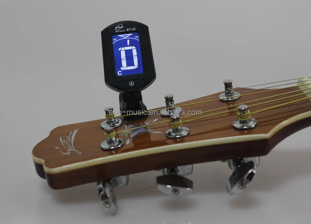 
LCD Clip-On Digital Electronic Acoustic Guitar Tuner ET33 