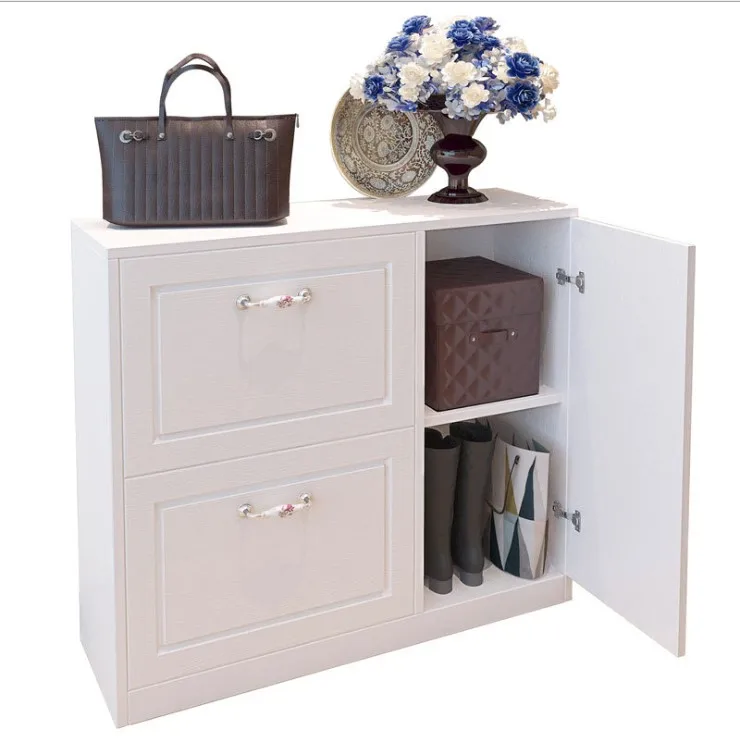 
Modern Simple Wooden Shoe rack Cabinet With Big Capacity for Living Room Furniture 
