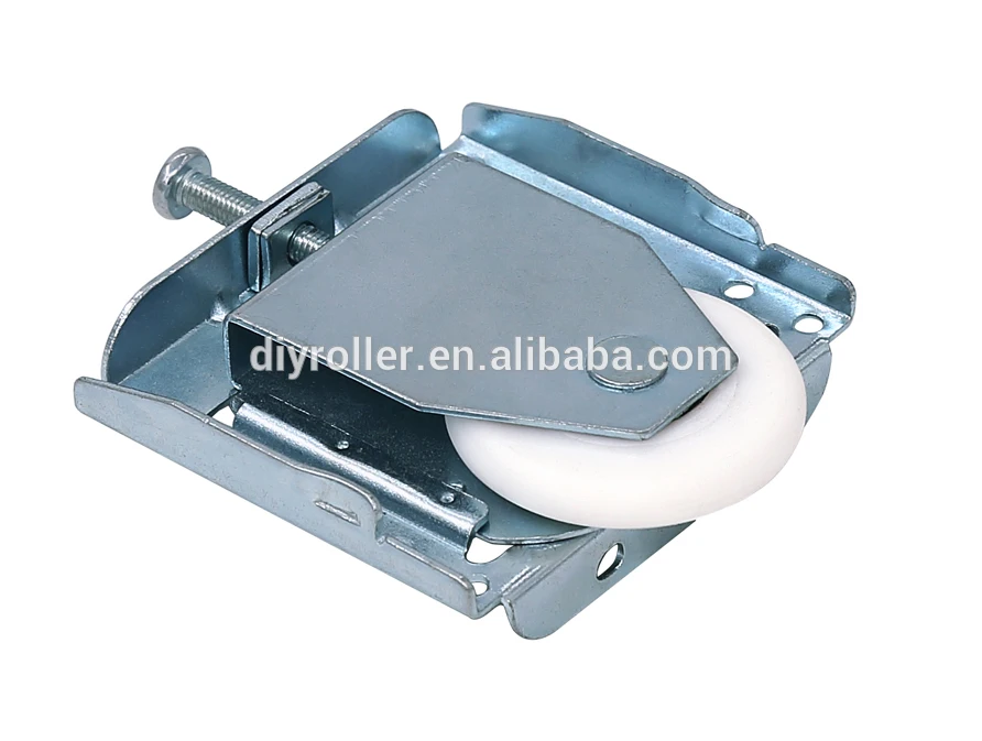 DIY slide Wood Door hanging wheel Track and Roller Set Roller Door Hardware door fitting
