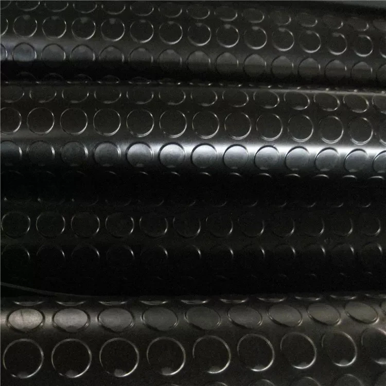 Высококачественный резиновый напольный коврик с черными монетами