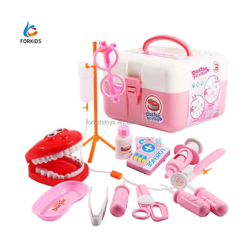
Amazon 15 pieces dentist toy, pretend play hospital doctor toys set 