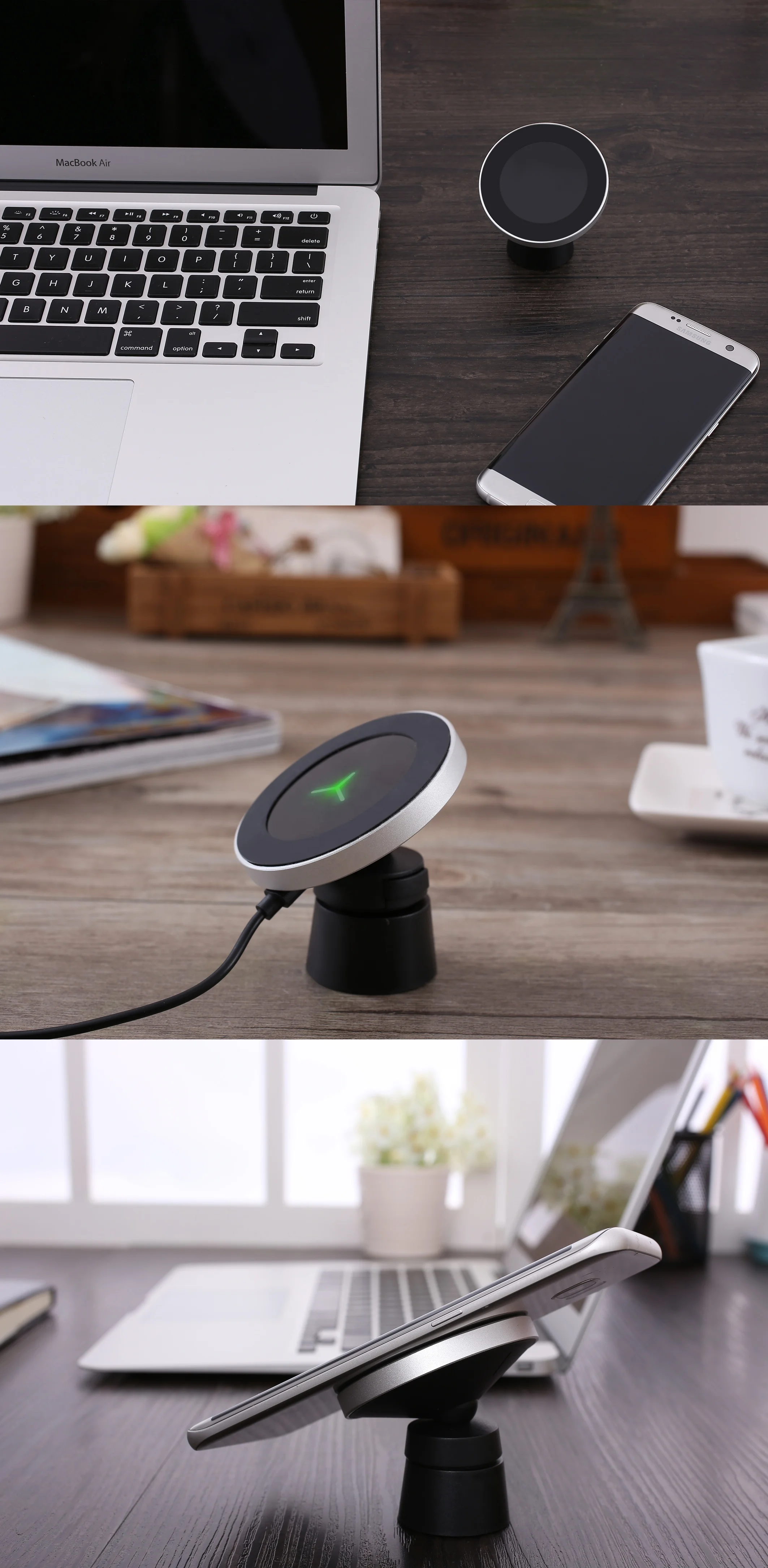 Muvtec Luxury factory direct supply Qi wireless magnetic charger for magnetic king