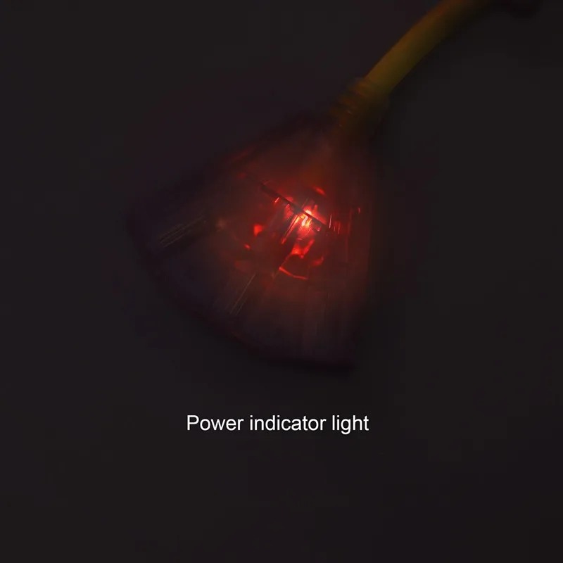 Extension Cord With Power Indicator Light Outdoor Power Lighted Block