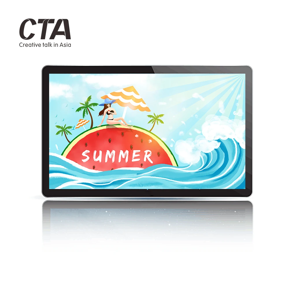 10 inch 10.1 inch lcd panel mini advertising screen for barber shop and toilet