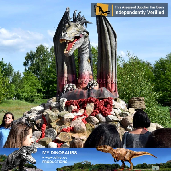 V Animatronic European Dragon for halloween carnival