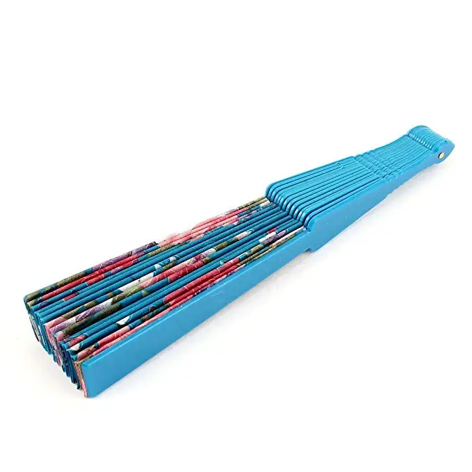 
Hot Sales Spanish Fabric Folding Hand Fan with plastic ribs hand fan 