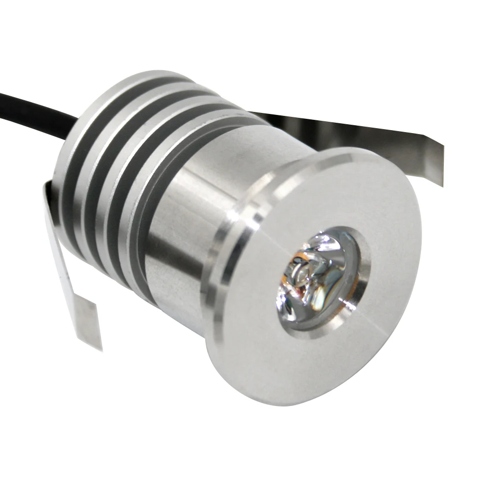 3W White Ceiling Dimmable IP67 Recessed Downlight Mini Bulls Eye Spot Stair Step Lamp LED Interior Boat Courtesy Light