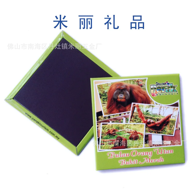 Китайский поставщик, Оловянная тарелка, сувениры, магнитный металлический холодильник