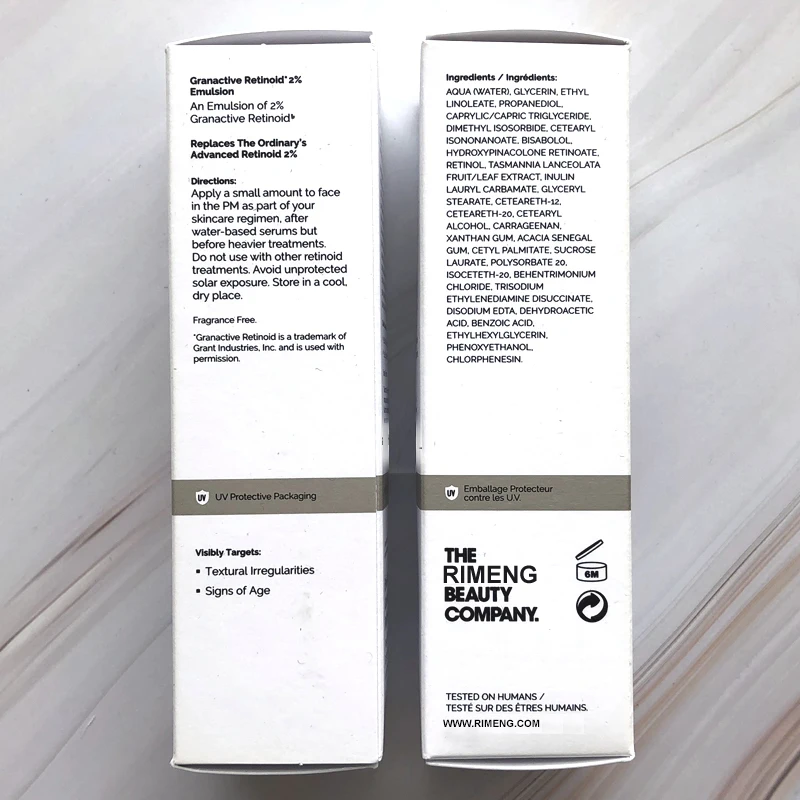 OEM/ODM cosmetic manufacturer a Magical skin care Granactive retinoid 2% EMULSION