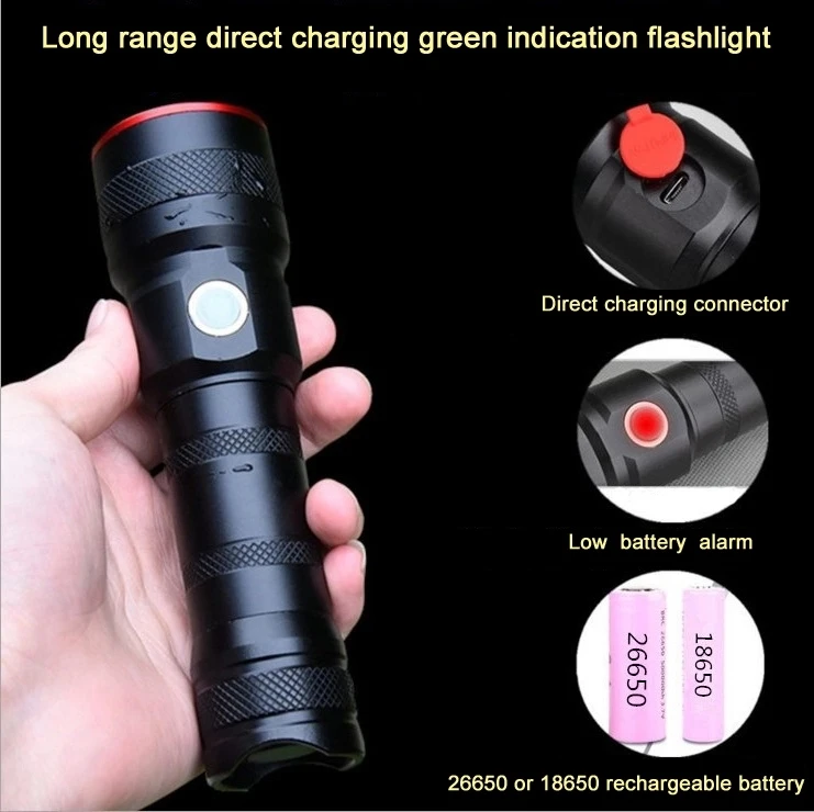 HOT SALE best waterproof tactical led flashlight g700 usb