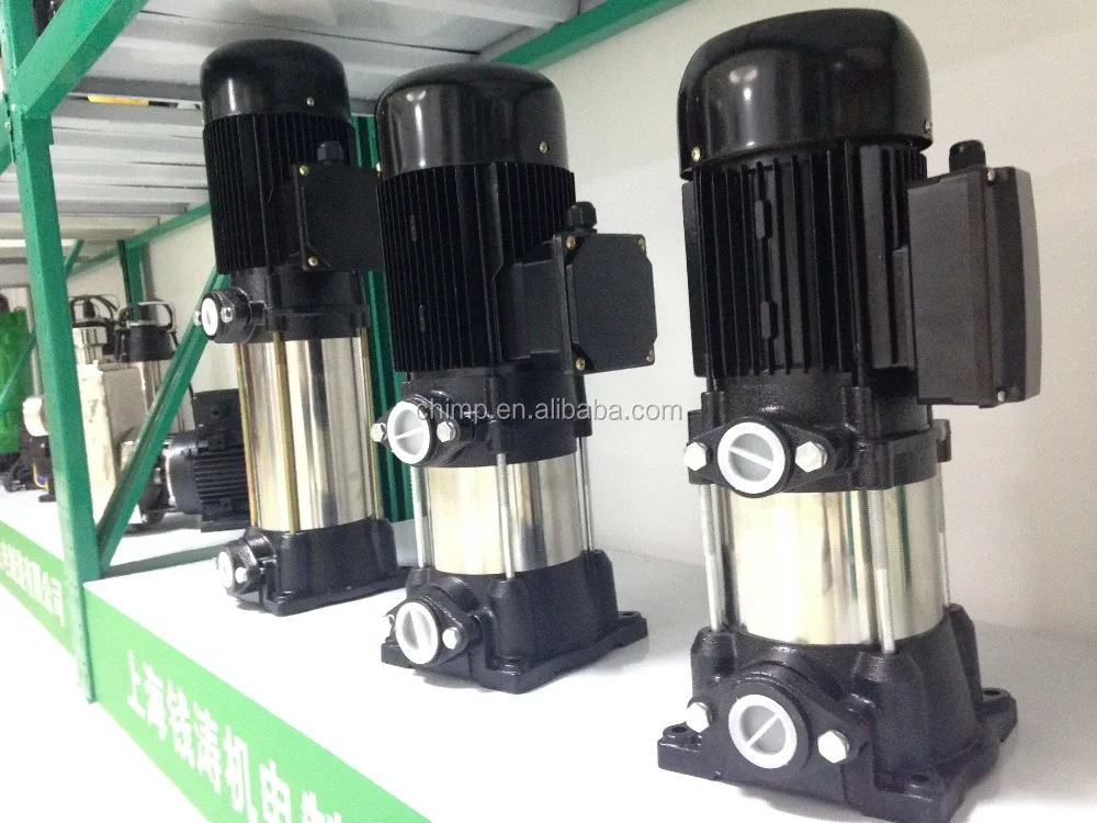 CHIMP Small Volume High Head VM2-9X3(T) Vertical Multistage Stainless Steel Centrifugal Pump