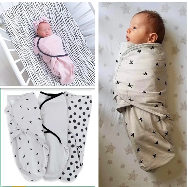 Customized Newborn Baby Swaddle Wrap Convenience for Baby Sleep and Top Care Sensitive Skin