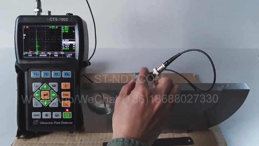 Portable Light-weigh Digital Ultrasonic Flaw Detector Industrial Leveled TFT display