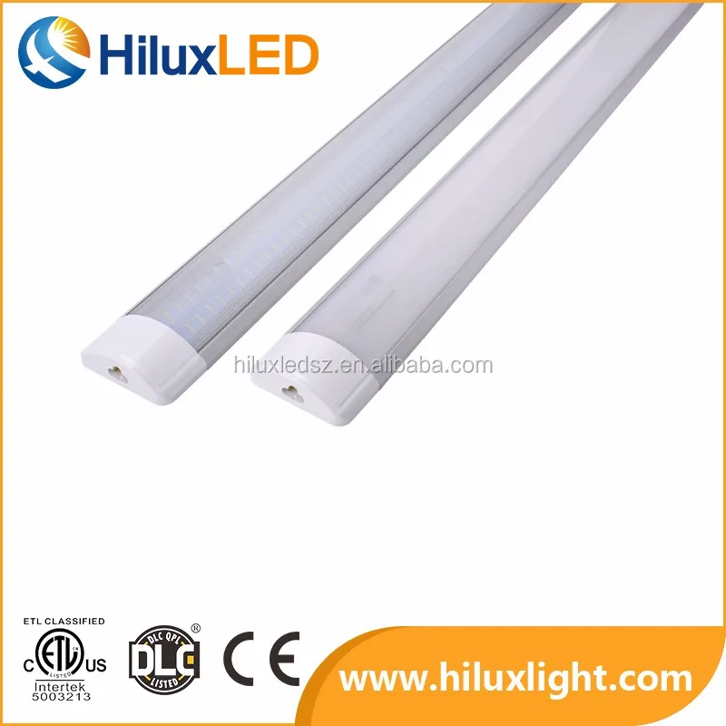
2ft 3ft 4ft led batten light 20W 30W 40W listed DLC and ETL with three kinds of covers 