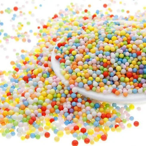 Пенопластовый слайм белого цвета пластиковые пенопластовые шарики сделай сам для украшения