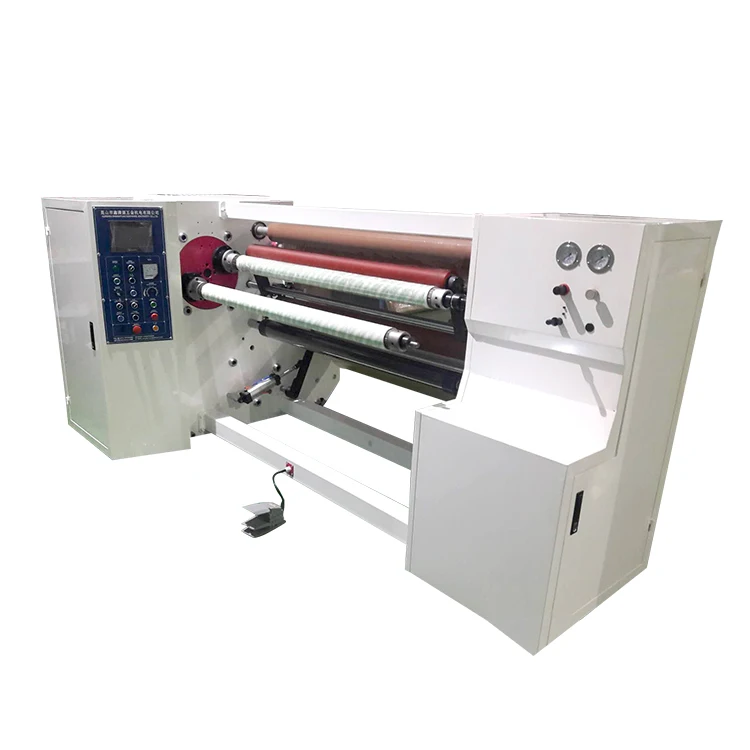 Hot sale Double shaft turret adhesive tape slitter and rewinder machine