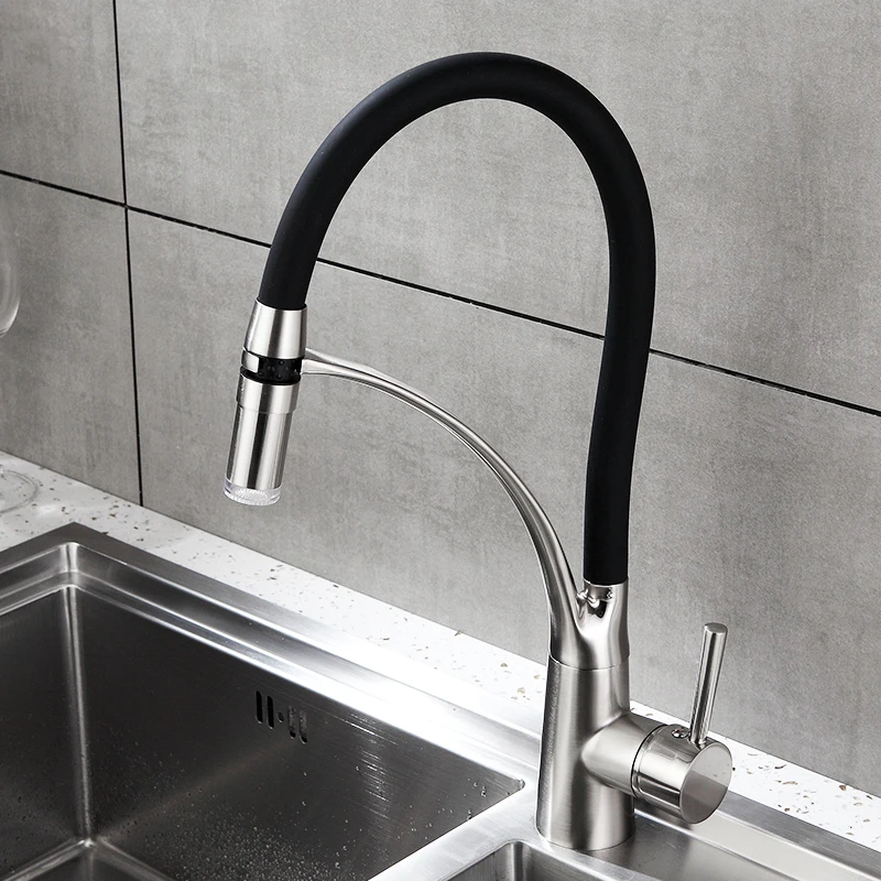 Temperature Control Led Faucet/ Kitchen Modern Water shower Faucets/ sink Faucets with led lights