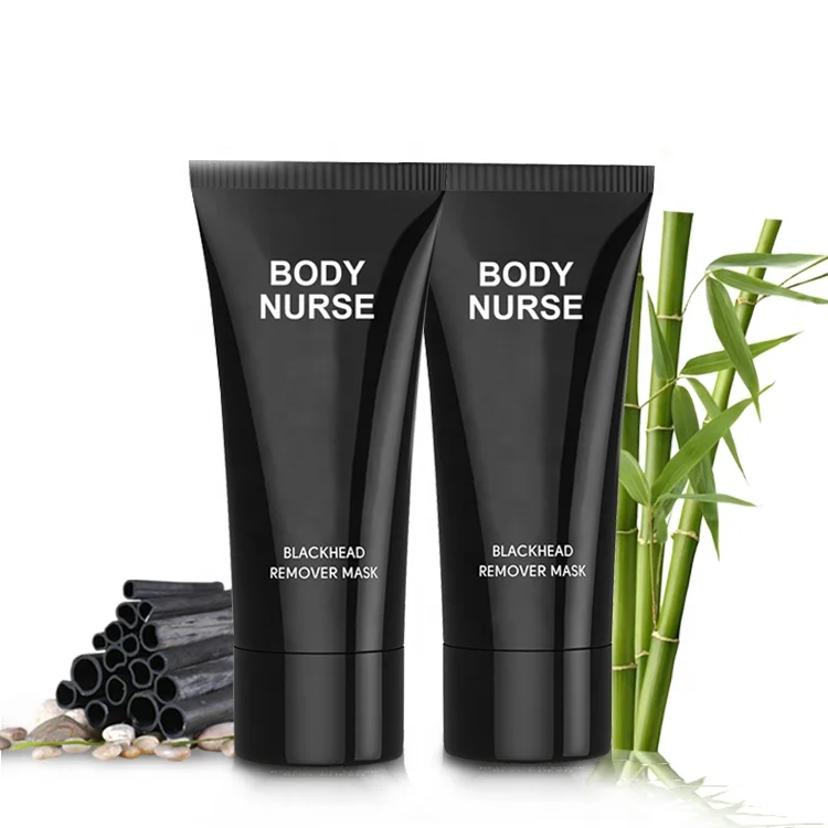 Private Label blackhead Peel Off Bamboo Charcoal Face Mask OEM Black Head removal peeling Mask