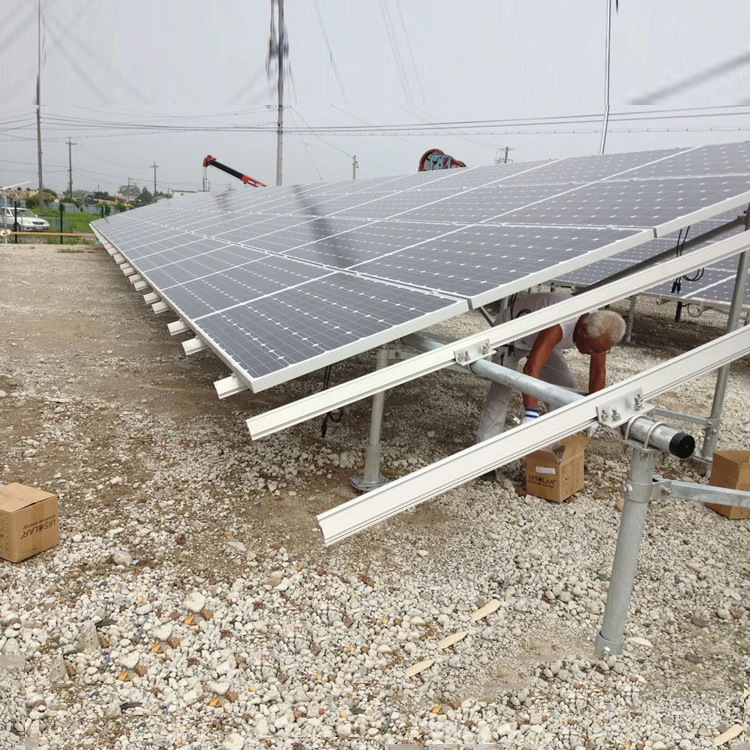 On Grid solar power mounting structure system 10KW,50KW,100KW, Solar Ground mounting system