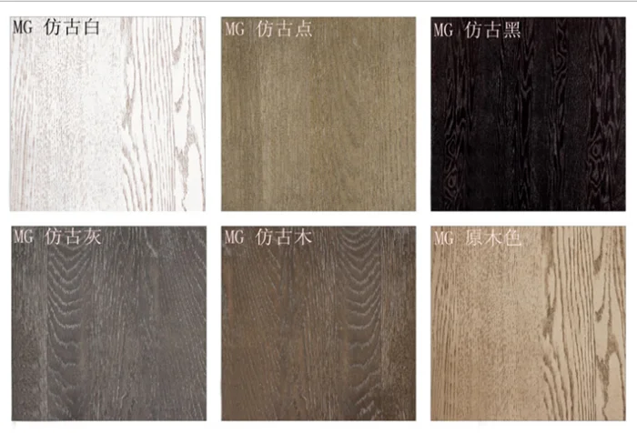 
Длинный квадратный обеденный стол из массива древесины дуба в американском стиле 