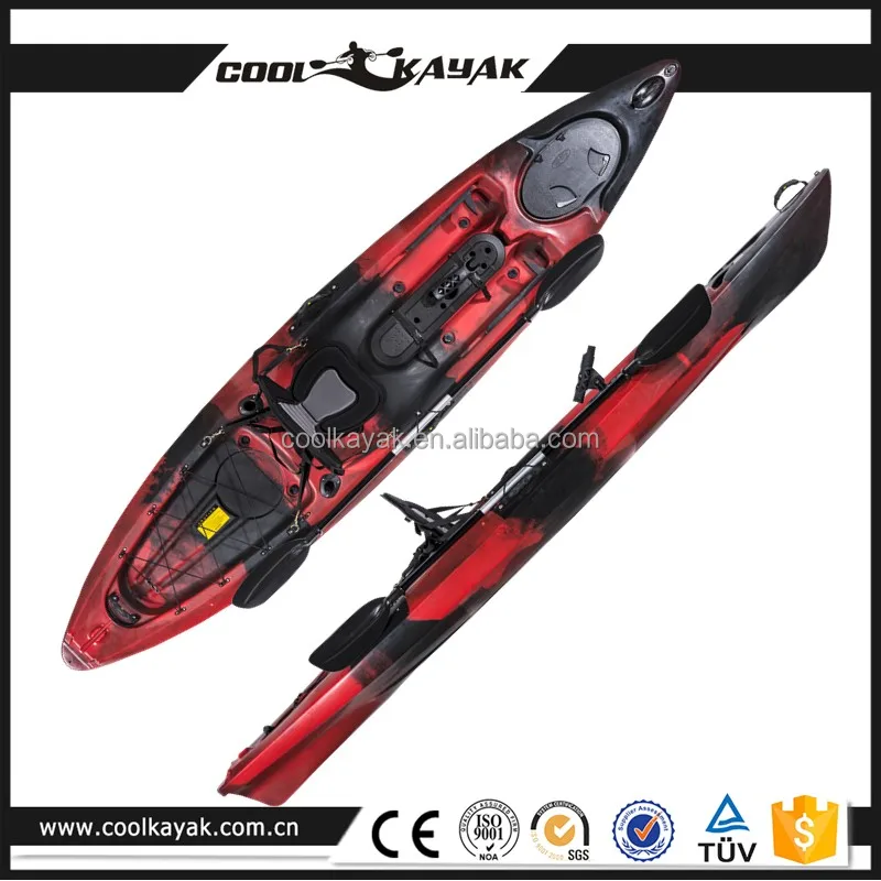 12 футов dace pro angler Китай крутой каяк для отдыха Рыбалка каяк с педалями