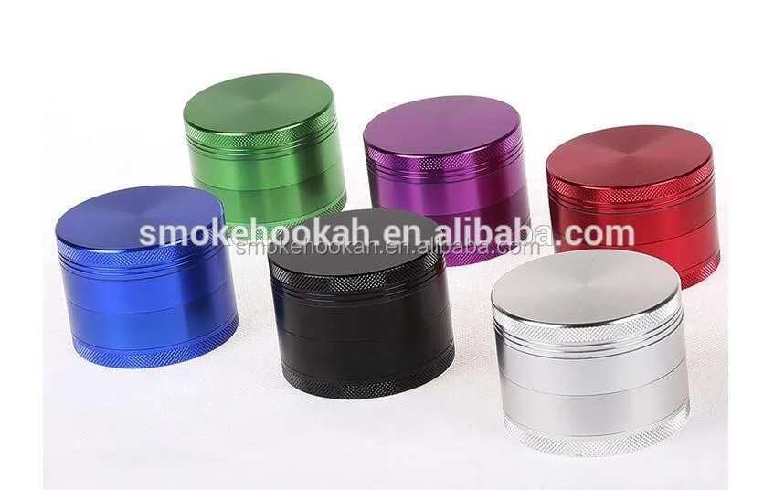 2017 63mm Hot Selling Vaporizer Herb Grinder Metal Grinder 5 Color For Choose