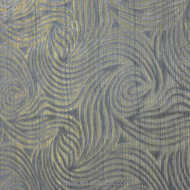 Новая модная однотонная/однотонная блестящая шелковая люрекс/Бархатная ткань с металлическим блеском