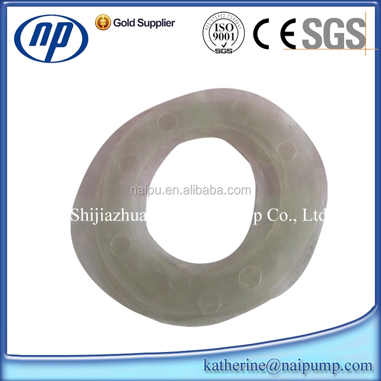 Mining Solid Slurry Pump Spare Shim End Cover Gasket in Rubber