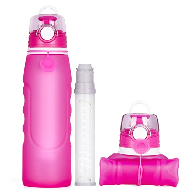 Silicone water bottle/ filter water bottle/drinking water bottle