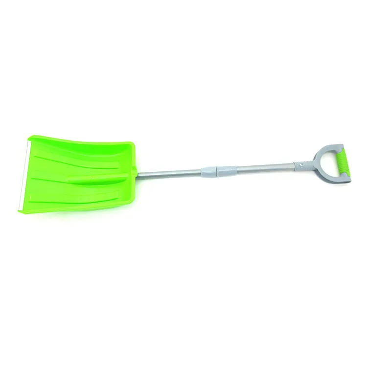 Plastic Snow Shovel High Quality Green Tool Industrial Multifunction EAST Straight Black Snow Shovel from 3 Parts 83.5-104cm