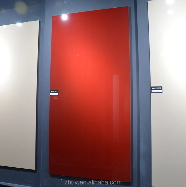 ZHUV high gloss uv painted mdf black glossy mdf panel